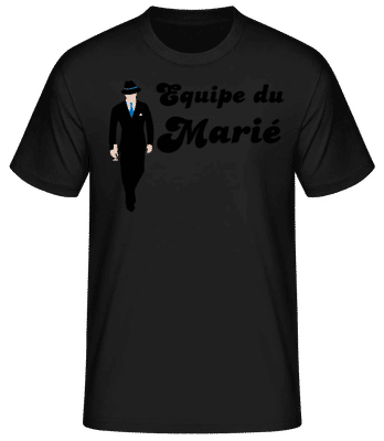 Equipe Du Marié - T-shirt standard Homme - Noir - Devant
