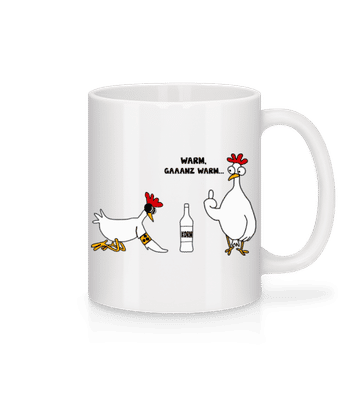 Ein Blindes Huhn - Tasse - Weiß - Vorne