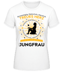 Sternzeichen Jungfrau Orange · Frauen Basic T-Shirt