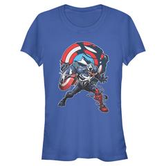 Marvel - Captain America Captain Venom W Symbol - Femme T-shirt