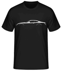 'Jaguar XKR (X100)' Silhouette · Camiseta básica para hombre