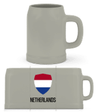 Netherlands - Bierkrug - Grau - Vorne