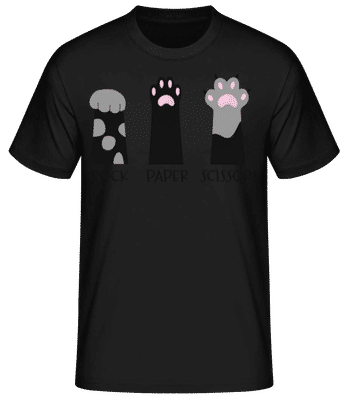 Rock Paper Scissors - T-shirt standard Homme - Noir - Devant