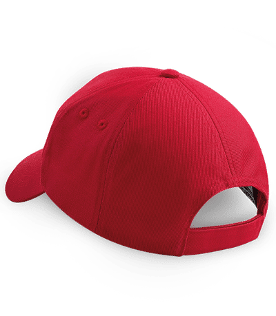 Baseball Cap verstellbar - Rot - Hinten