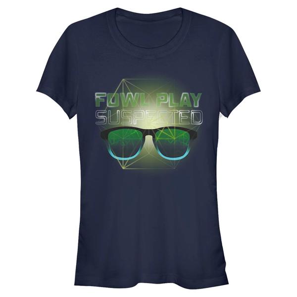 Aperçu: Disney Classics - Artemis Fowl - Icon Fowl Play - Femme T-shirt - Bleu marine - Devant