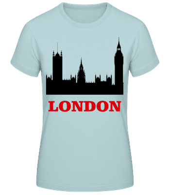 London Skyline 2 - Women's B&C T-Shirt - Mint Green - Front