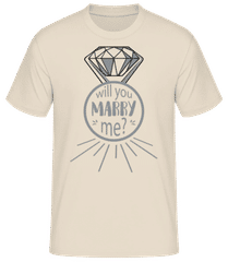 Will You Marry Me? · Camiseta básica para hombre