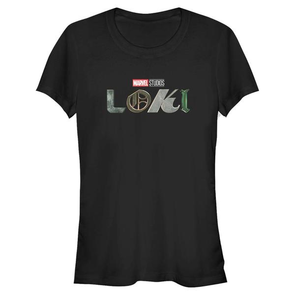 Aperçu: Marvel - Loki - Logo Loki - Femme T-shirt - Noir - Devant