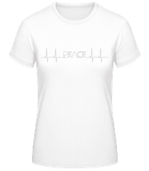 Peace Heartbeat · Women's Basic T-Shirt