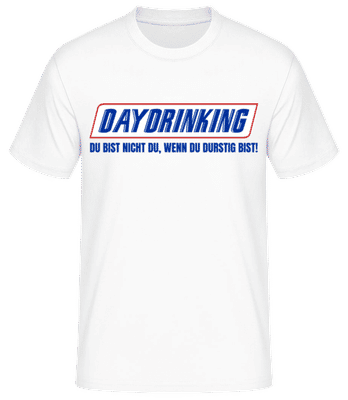 Daydrinking - Men's B&C T-Shirt - White - Front