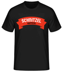 Schnitzel Happens · Männer Basic T-Shirt