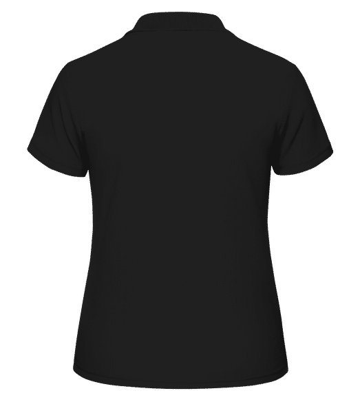 Aperçu: Queen Of The Green - Polo en piqué fin pour femmes - Noir - Derrière