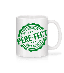Père-fect · Mug en céramique blanc