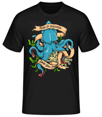 Rise Of Kraken - Pánské basic tričko - Černá - Napřed