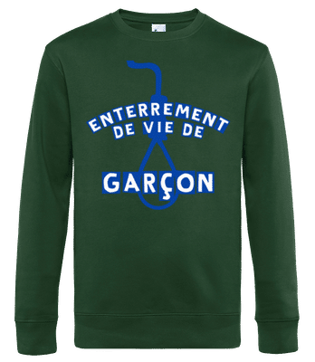 Enterrement De Vie De Garçon Azul - Sweat-shirt standard pour homme - Vert bouteille - Devant