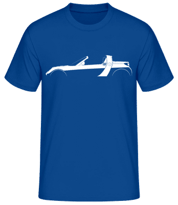 'Smart Roadster' Silhouette - T-shirt standard Homme - Bleu royal - Devant