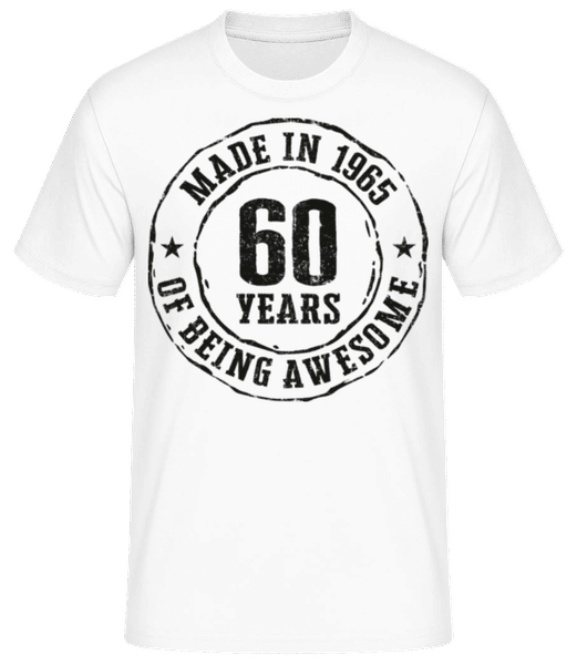 Aperçu: Made In 1965 - T-shirt standard Homme - Blanc - Devant