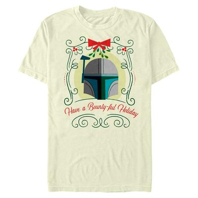 Star Wars - Skupina Bountiful Holiday - Christmas - Men's T-Shirt - Cream - Front