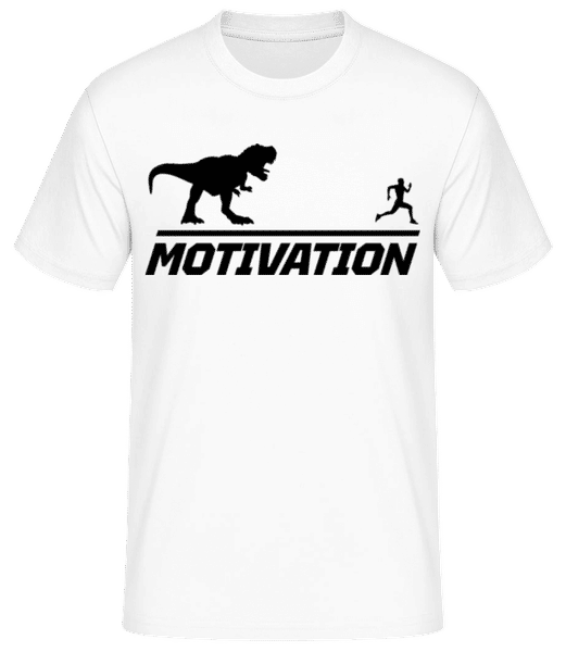 Aperçu: Motivation - T-shirt standard Homme - Blanc - Devant