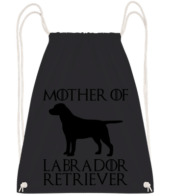 Mother Of Labrador Retriever - Drawstring Backpack - Black - Vorn