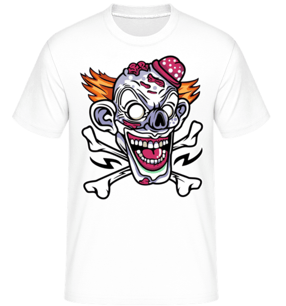 Aperçu: Clown -  T-Shirt Shirtinator homme - Blanc - Devant