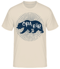 Opa Bär Blau · Männer Basic T-Shirt