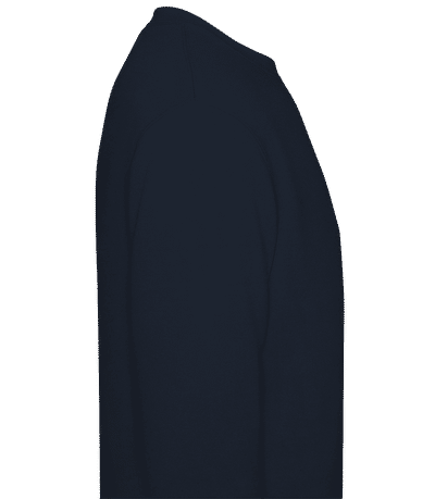 Roi Couronne - Sweat-shirt standard pour homme - Bleu marine - Droite