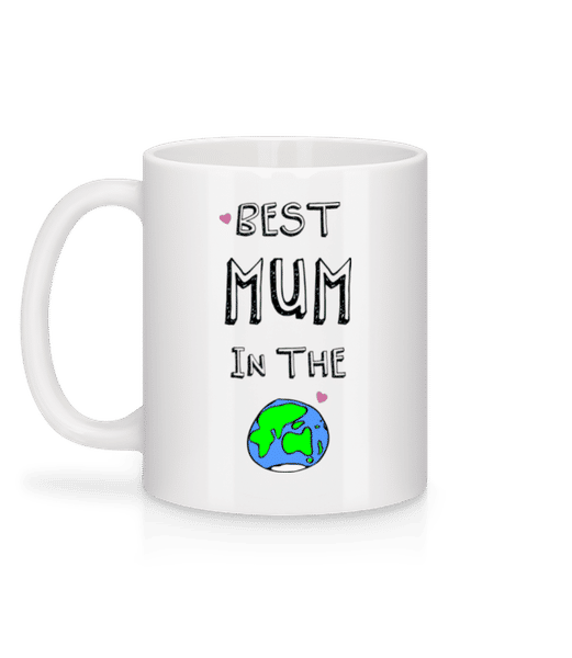 Aperçu: Worlds Best Mum - Mug en céramique blanc - Blanc - Derrière