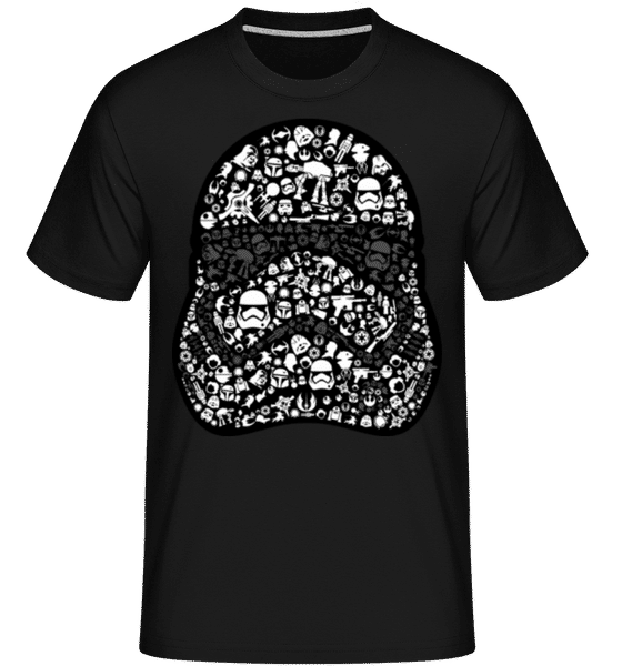 Aperçu: The Trooper -  T-Shirt Shirtinator homme - Noir - Devant