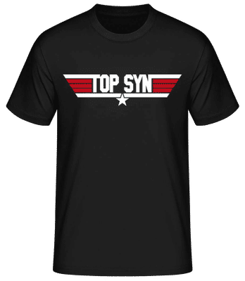 Top Syn - Pánske basic tričko - Čierna - Predné