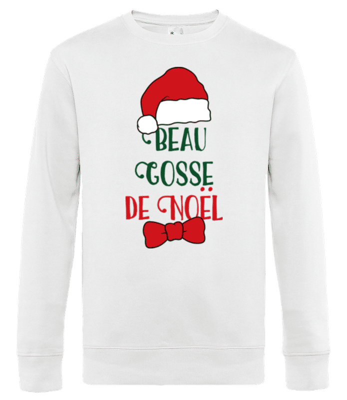 Aperçu: Beau Gosse De Noël - Sweat-shirt standard pour homme - Blanc - Devant