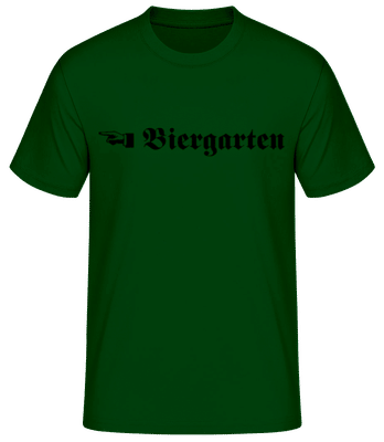 Biergarten - Men's Basic T-Shirt - Bottle green - Front