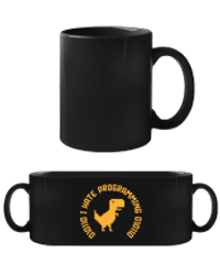 I Hate Programming - Tasse Noire - Noir - Devant