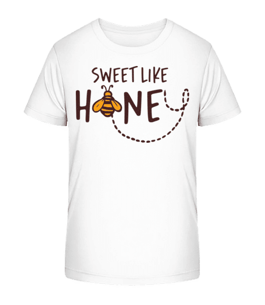 Aperçu: Sweet Like Honey - T-shirt bio Enfant Stanley Stella 2.0 - Blanc - Devant