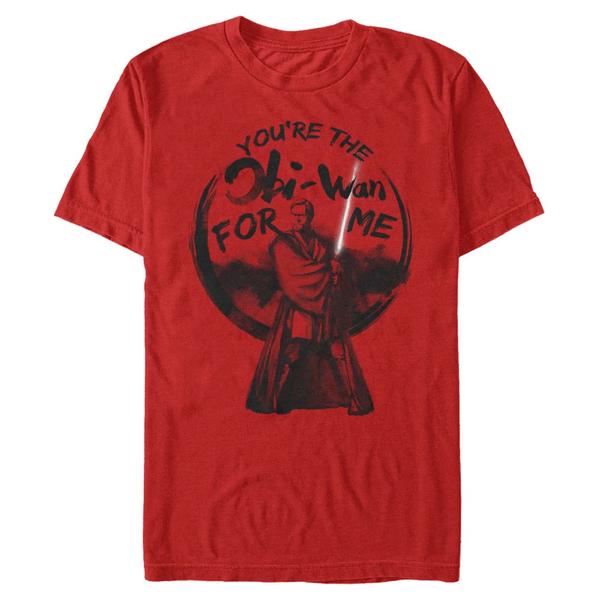 Star Wars - Obi-Wan ObiWan for Me - Homme T-shirt - Rouge - Devant