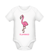 Comic Flamingo · Body manches courtes bio