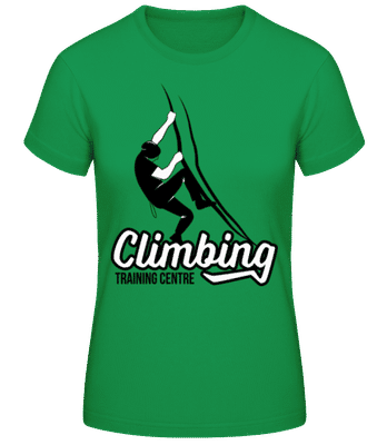 Climbing Training Centre White - Dámské tričko B&C - Irish green - Napřed