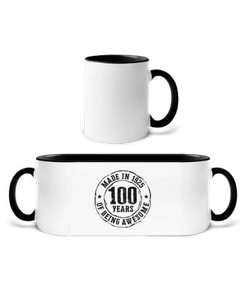 Made In 1925 - Two-toned Mug - White / Black - Front