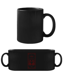 Art Deco Zodiac Sign Cancer · Čierny hrnček