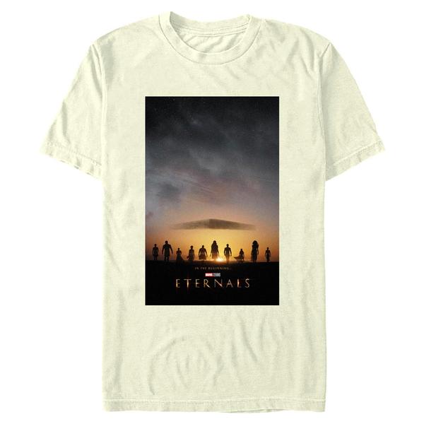 Aperçu: Marvel - Eternals - Photo de groupe Eternals Poster - Homme T-shirt - Crème - Devant