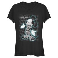 Disney - Kingdom Hearts - Mickey Mouse Mickey Hearts - Women's T-Shirt - Black - Front