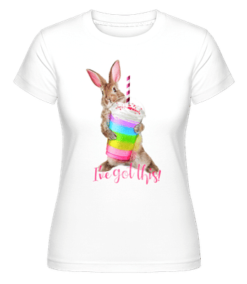 I Have Got This Rabbit -  T-shirt Shirtinator femme - Blanc - Devant