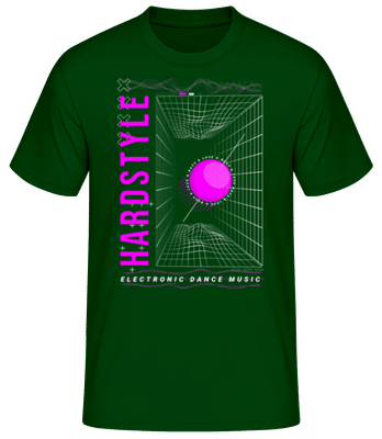 Hardstyle Dance Music - Men's Basic T-Shirt - Bottle green - Front