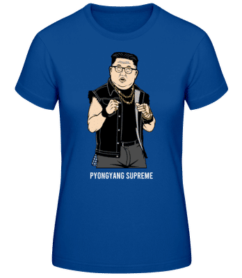 Kim Jong Un Pyongyang Supreme - Women's Basic T-Shirt - Royal blue - Front