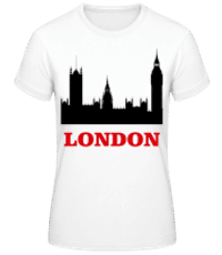 London Skyline 2 - Camiseta para mujer B&C - Blanco - delante