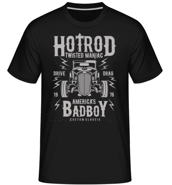 Aperçu: Twisted Hotrod -  T-Shirt Shirtinator homme - Noir - Devant