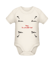 Papa, Du Schaffst Das · Baby Bio Strampler