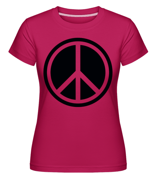 Aperçu: Symbole De La Paix -  T-shirt Shirtinator femme - Magenta - Devant