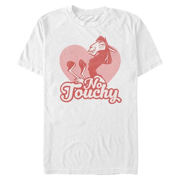 Aperçu: Disney - Kuzco l'empereur mégalo - Kuzco No Love - Valentine's Day - Homme T-shirt - Blanc - Devant