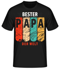 Bester Papa der Welt Retro · Männer Basic T-Shirt